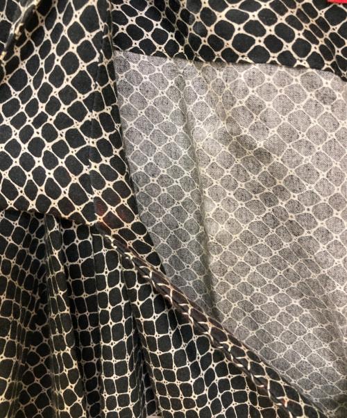 Vivienne Westwood RED LABEL（ヴィヴィアンウエストウッドレッドレーベル）Vivienne Westwood RED LABEL (ヴィヴィアンウエストウッドレッドレーベル) スカル総柄変形ワンピース ブラック サイズ:2の古着・服飾アイテム