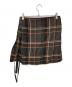 Vivienne Westwood RED LABEL (ヴィヴィアンウエストウッドレッドレーベル) ラップスカート オレンジ×グレー サイズ:3：5000円