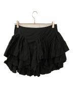 Vivienne Westwood RED LABELヴィヴィアンウエストウッドレッドレーベル）の古着「フリルデザインミニスカート」｜ブラック