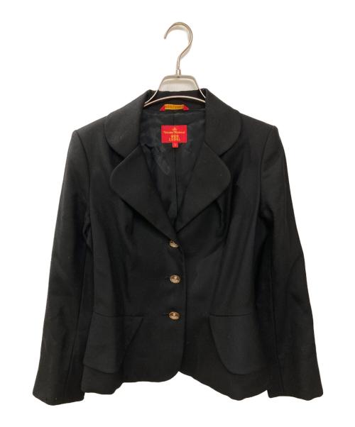 Vivienne Westwood RED LABEL（ヴィヴィアンウエストウッドレッドレーベル）Vivienne Westwood RED LABEL (ヴィヴィアンウエストウッドレッドレーベル) テーラードジャケット ブラック サイズ:3の古着・服飾アイテム
