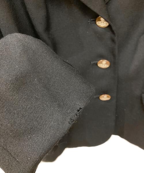 Vivienne Westwood RED LABEL（ヴィヴィアンウエストウッドレッドレーベル）Vivienne Westwood RED LABEL (ヴィヴィアンウエストウッドレッドレーベル) テーラードジャケット ブラック サイズ:3の古着・服飾アイテム