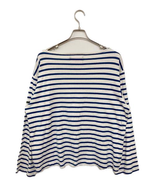 OUTIL（ウティ）OUTIL (ウティ) バスクシャツ ブルー×ホワイト サイズ:1の古着・服飾アイテム