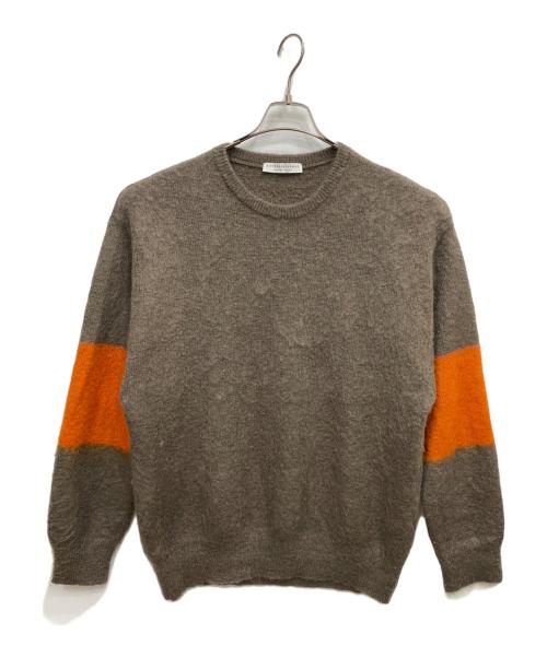 MISTERGENTLEMAN（ミスタージェントルマン）MISTERGENTLEMAN (ミスタージェントルマン) モヘヤ混ニット ブラウン サイズ:Ｍの古着・服飾アイテム