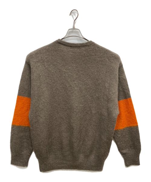 MISTERGENTLEMAN（ミスタージェントルマン）MISTERGENTLEMAN (ミスタージェントルマン) モヘヤ混ニット ブラウン サイズ:Ｍの古着・服飾アイテム