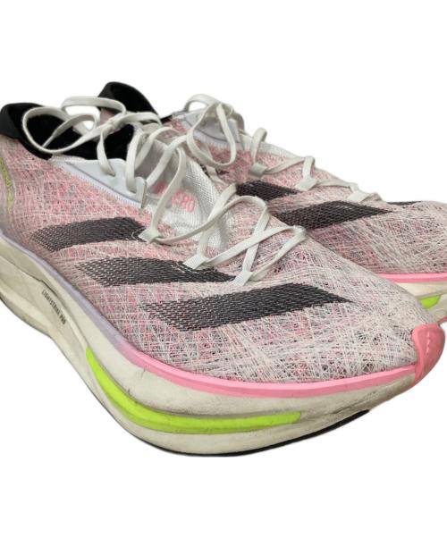 adidas（アディダス）adidas (アディダス) アディゼロ プライム X 2.0 STRUNG / Adizero Prime X 2.0 STRUNG ピンク サイズ:30cmの古着・服飾アイテム