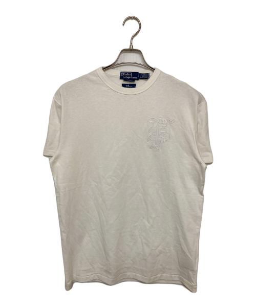 POLO RALPH LAUREN（ポロ・ラルフローレン）POLO RALPH LAUREN (ポロ・ラルフローレン) Ron Herman (ロンハーマン) 別注ヘヴィウェイトジャージーロゴTシャツ ホワイト サイズ:Sの古着・服飾アイテム