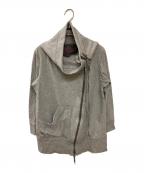 Vivienne Westwood RED LABELヴィヴィアンウエストウッドレッドレーベル）の古着「変形デザインパーカー」｜グレー