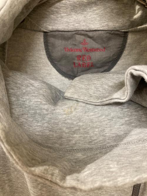 Vivienne Westwood RED LABEL（ヴィヴィアンウエストウッドレッドレーベル）Vivienne Westwood RED LABEL (ヴィヴィアンウエストウッドレッドレーベル) 変形デザインパーカー グレー サイズ:Sの古着・服飾アイテム