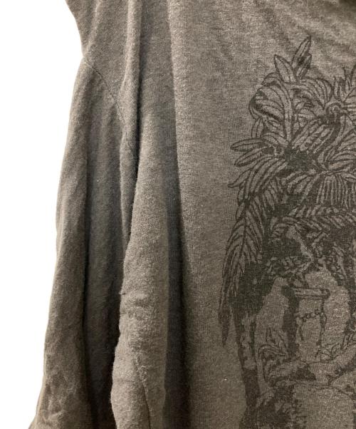 Vivienne Westwood RED LABEL（ヴィヴィアンウエストウッドレッドレーベル）Vivienne Westwood RED LABEL (ヴィヴィアンウエストウッドレッドレーベル) オーブプリントハイネックカットソー グレー サイズ:Mの古着・服飾アイテム