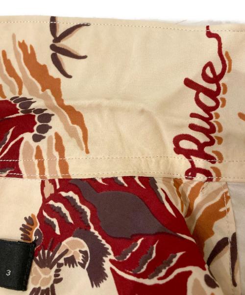 RUDE GALLERY（ルードギャラリー）RUDE GALLERY (ルードギャラリー) レーヨンアロハシャツ ベージュ サイズ:3の古着・服飾アイテム