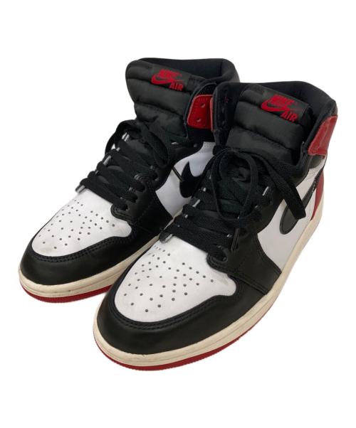 NIKE（ナイキ）NIKE (ナイキ) Air Jordan 1 Retro High OG Black Toe Reimagined ブラック×レッド サイズ:25.5cmの古着・服飾アイテム