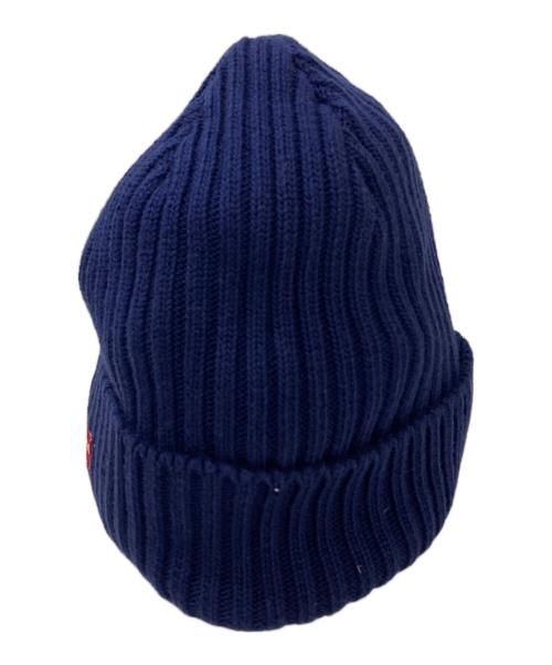 SUPREME（シュプリーム）SUPREME (シュプリーム) ニット帽 ネイビーの古着・服飾アイテム