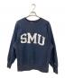 Champion REVERSE WEAVE（チャンピオン リバース ウィーブ）の古着「90S SMUカレッジスウェット」｜ネイビー