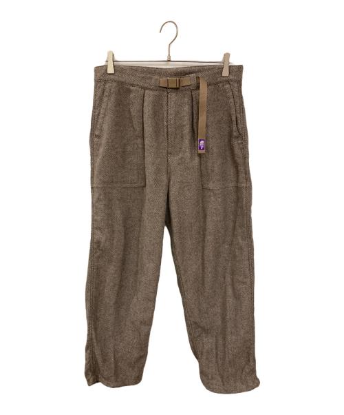 THE NORTHFACE PURPLELABEL（ザ・ノースフェイス パープルレーベル）THE NORTHFACE PURPLELABEL (ザ・ノースフェイス パープルレーベル) ヘリンボーン ツイード ユーティリティ パンツ ブラウン サイズ:32の古着・服飾アイテム