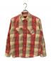 SUPREME（シュプリーム）の古着「チェックシャツ」｜ピンクベージュ