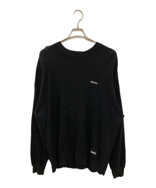 NEIGHBORHOOD（ネイバーフッド）NEIGHBORHOOD (ネイバーフッド) サーマルカットソー ブラック サイズ:Lの古着・服飾アイテム