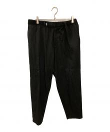 Graphpaper（グラフペーパー）の古着「SELVAGE WOOL CHEF PANTS」｜ブラック