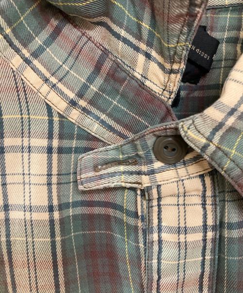 RRL（ダブルアールエル）RRL (ダブルアールエル) チェックネルシャツ グリーン サイズ:Mの古着・服飾アイテム