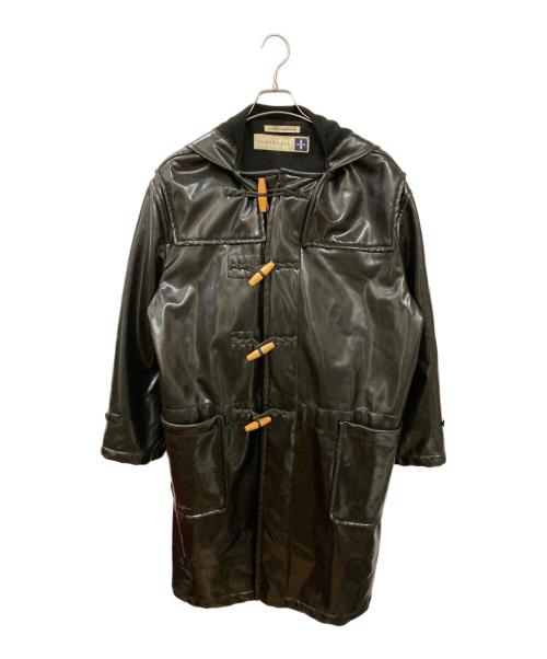 GLOVER ALL（グローバーオール）GLOVER ALL (グローバーオール) 古着PVCダッフルコート ブラック サイズ:不明(実寸サイズをご確認ください)の古着・服飾アイテム