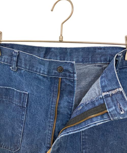 U'S NAVY（ユーエスネイビー）U'S NAVY (ユーエスネイビー) 80S セーラーデニム インディゴ サイズ:33Rの古着・服飾アイテム
