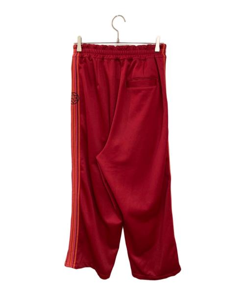 Leh（レー）Leh (レー) ワイドトラックパンツ レッド サイズ:Mの古着・服飾アイテム