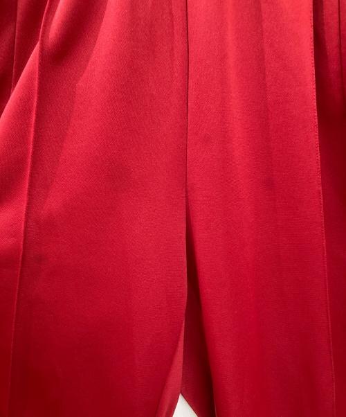 Leh（レー）Leh (レー) ワイドトラックパンツ レッド サイズ:Mの古着・服飾アイテム