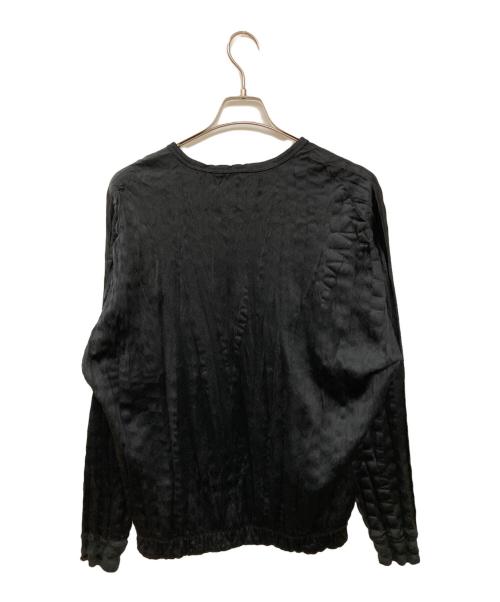 ISSEY MIYAKE MEN（イッセイミヤケメン）ISSEY MIYAKE MEN (イッセイミヤケメン) プリーツジャージーカットソー ブラック サイズ:3の古着・服飾アイテム