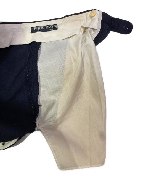 Burberry's（バーバリー）Burberry's (バーバリーズ) スラックス ネイビー サイズ:40の古着・服飾アイテム