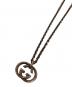 GUCCI (グッチ) インターロッキングGネックレス：12000円