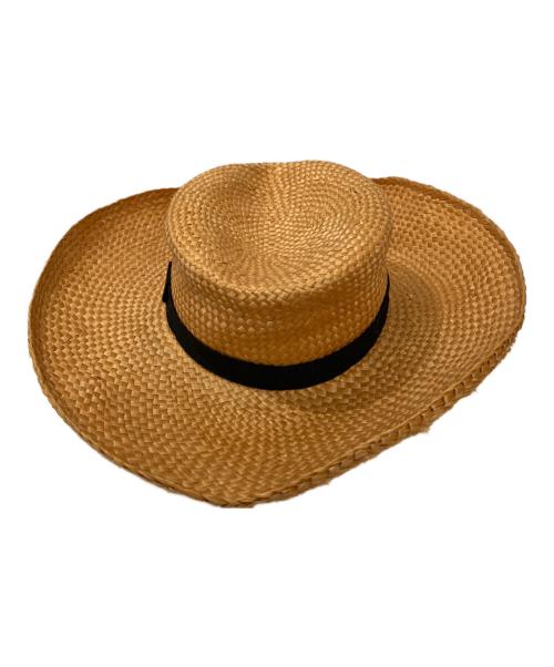 BERRETTA（ベルレッタ）BERRETTA (ベルレッタ) カンカン帽 ベージュの古着・服飾アイテム