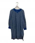 Hysteric Glamourヒステリックグラマー）の古着「インディゴジャガード刺繍ワンピース」｜インディゴ
