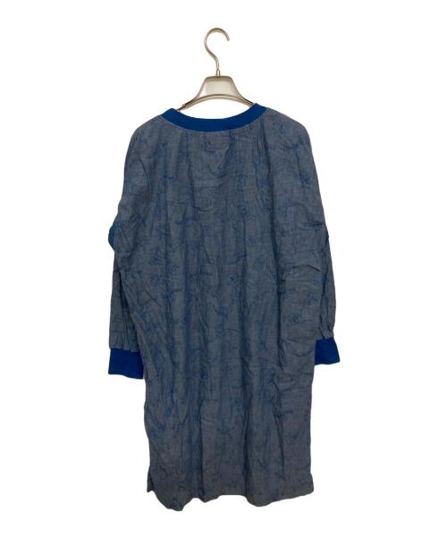 Hysteric Glamour（ヒステリックグラマー）Hysteric Glamour (ヒステリックグラマー) インディゴジャガード刺繍ワンピース インディゴ サイズ:FREEの古着・服飾アイテム