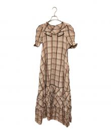 maturely（マチュアリー）の古着「Dobby Ranch Dress」｜ベージュ