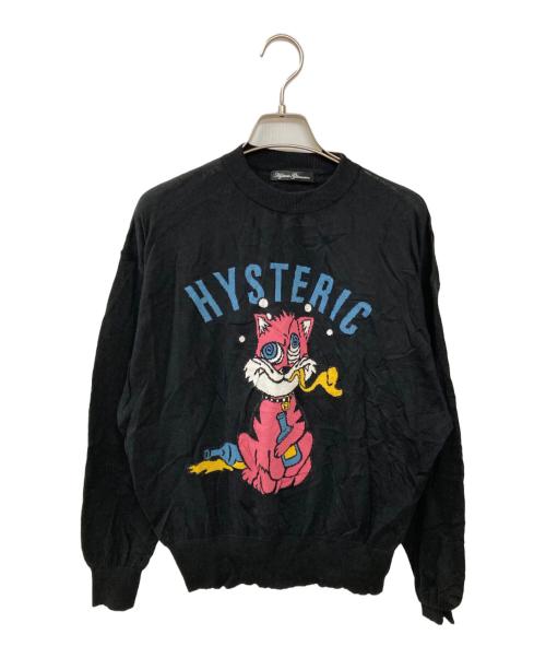 Hysteric Glamour（ヒステリックグラマー）Hysteric Glamour (ヒステリックグラマー) ニット ブラック サイズ:FREEの古着・服飾アイテム