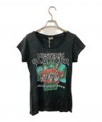 Hysteric Glamourヒステリックグラマー）の古着「プリントTシャツ」｜ブラック
