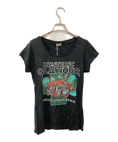 Hysteric Glamour（ヒステリックグラマー）Hysteric Glamour (ヒステリックグラマー) プリントTシャツ ブラック サイズ:FREEの古着・服飾アイテム