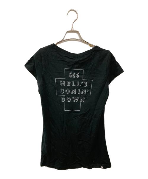 Hysteric Glamour（ヒステリックグラマー）Hysteric Glamour (ヒステリックグラマー) プリントTシャツ ブラック サイズ:FREEの古着・服飾アイテム