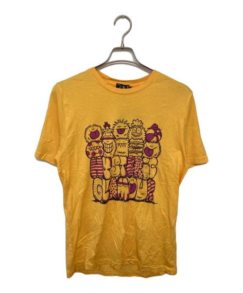 Hysteric Glamour（ヒステリックグラマー）Hysteric Glamour (ヒステリックグラマー) プリントTシャツ イエロー サイズ:Mの古着・服飾アイテム