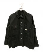 POST O'ALLSポストオーバーオールズ）の古着「Engineer's Jacket」｜ブラック