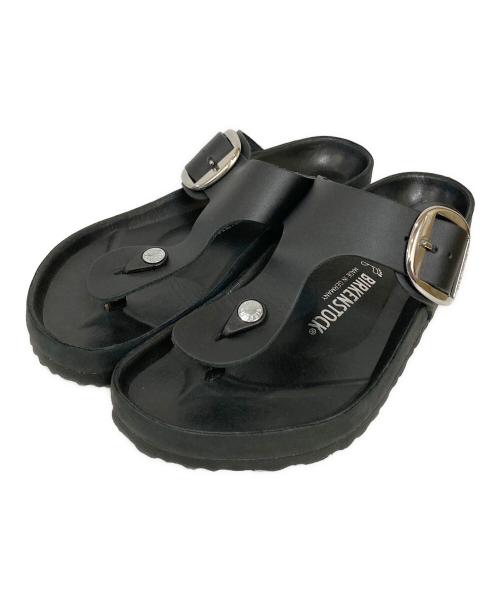 BIRKENSTOCK（ビルケンシュトック）BIRKENSTOCK (ビルケンシュトック) UNITED ARROWS (ユナイテッドアローズ) Gizeh ビッグバックル ブラック サイズ:27cmの古着・服飾アイテム