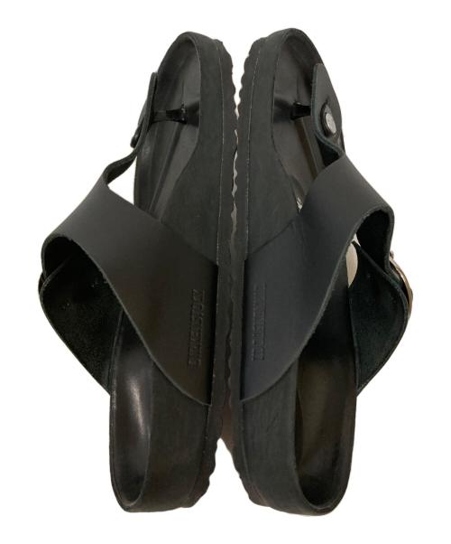 BIRKENSTOCK（ビルケンシュトック）BIRKENSTOCK (ビルケンシュトック) UNITED ARROWS (ユナイテッドアローズ) Gizeh ビッグバックル ブラック サイズ:27cmの古着・服飾アイテム