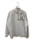 YORIヨリ）の古着「ビッグリボンブラウス」｜オレンジ