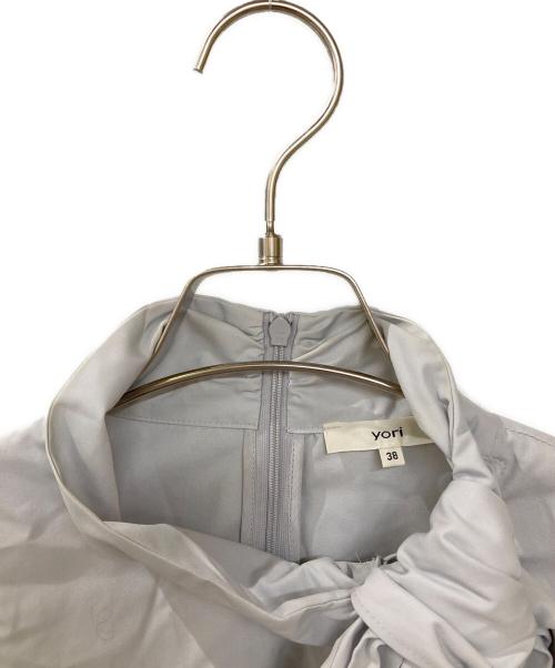 YORI（ヨリ）YORI (ヨリ) ビッグリボンブラウス オレンジ サイズ:Mの古着・服飾アイテム