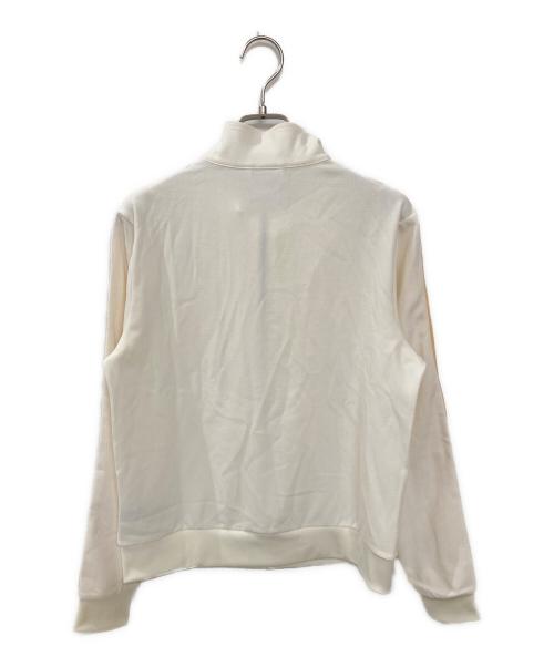 adidas（アディダス）adidas (アディダス) プレミアム オリジナルス クレープ トラックトップ ホワイト×イエロー サイズ:Lの古着・服飾アイテム