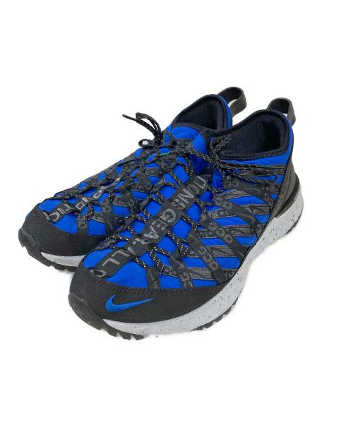 NIKE ACG（ナイキエーシージー）NIKE ACG (ナイキエージーシー) ローカットスニーカー ブラック×ブルー サイズ:26cmの古着・服飾アイテム