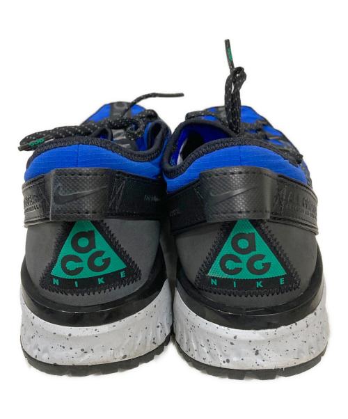 NIKE ACG（ナイキエーシージー）NIKE ACG (ナイキエージーシー) ローカットスニーカー ブラック×ブルー サイズ:26cmの古着・服飾アイテム