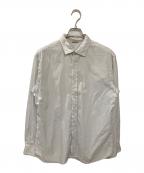 AURALEEオーラリー）の古着「WASHED FINX TWILL SHIRTS」｜グレー