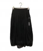 styling/ kei shirahataスタイリング / ケイ シラハタ）の古着「メッシュスカート」｜ブラック