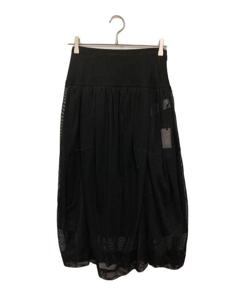 styling/ kei shirahata（スタイリング / ケイ シラハタ）styling/ kei shirahata (スタイリング / ケイ シラハタ) メッシュスカート ブラックの古着・服飾アイテム