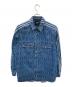 adidas（アディダス）の古着「モノグラムデニムシャツ」｜インディゴ